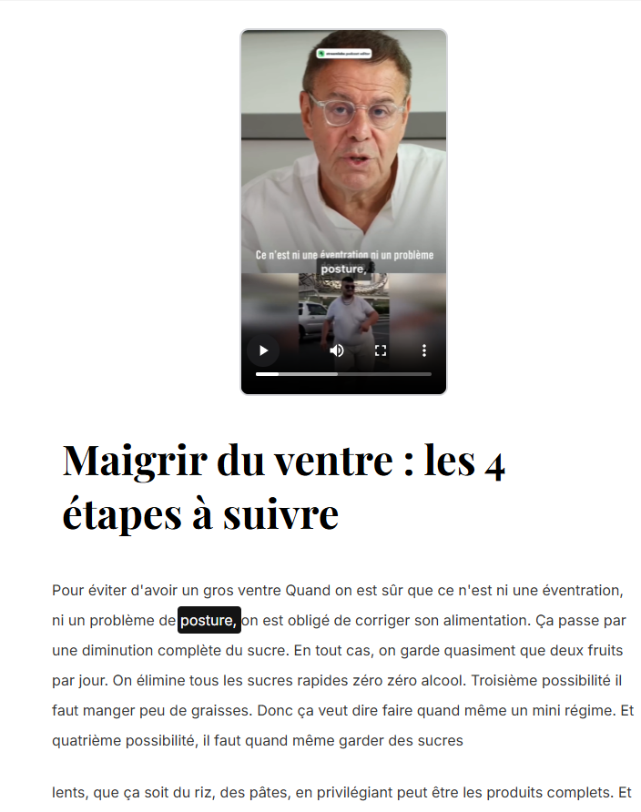 Видео на французском языке с построчным переводом на русский